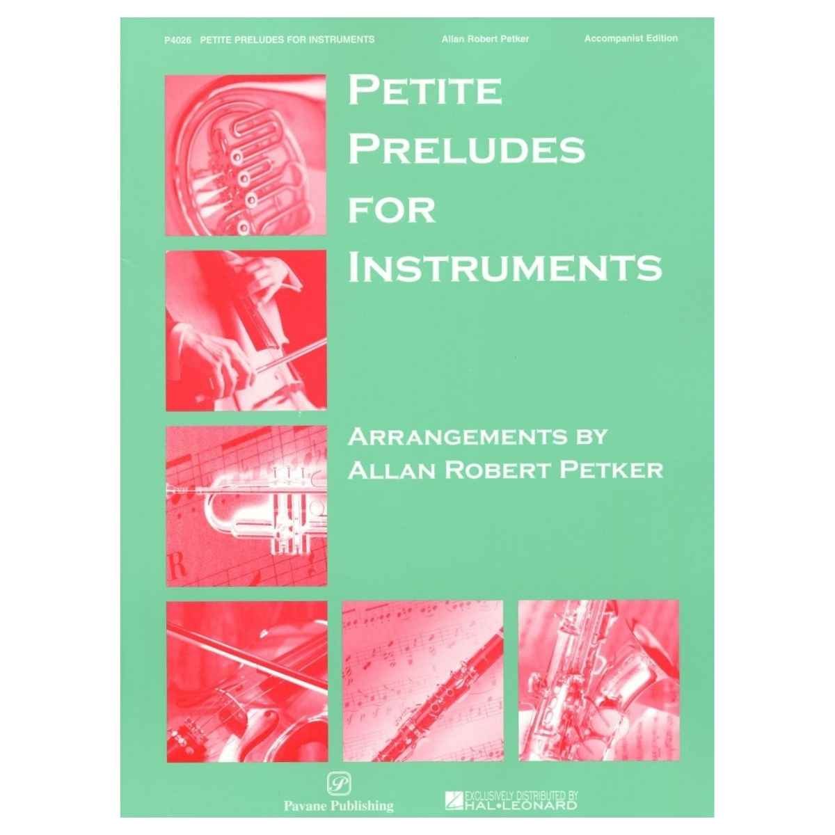Petite Preludes For Instruments (for trumpet, Clarinet, baritone and tenor saxophone)
